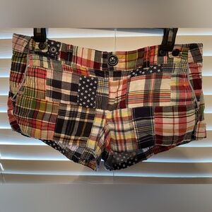 American Eagle Outfitters Multicolor Patchwork Women's Shorts